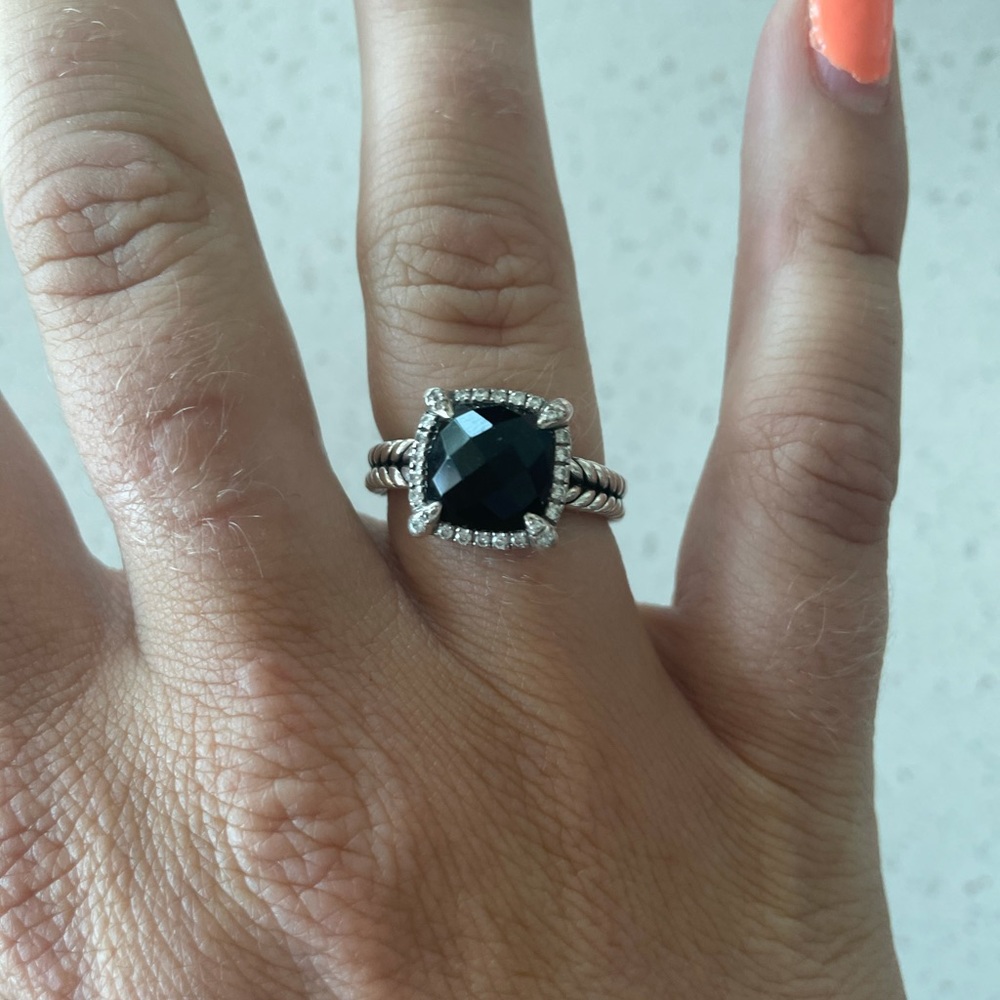 David Yurman 9 mm chatelaine ring
